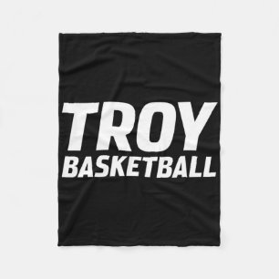 Troy University Trojans Sketll Apparel Sports Fan  Fleece Blanket