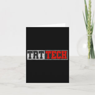 Trt Tech Funny Fitness Workout Cool Gym Card