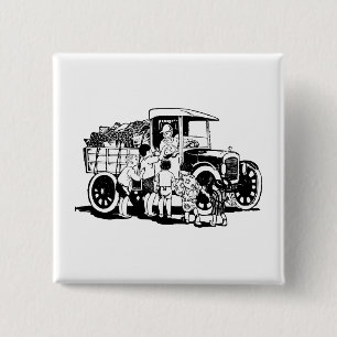 Truck 2 Inch Square Button