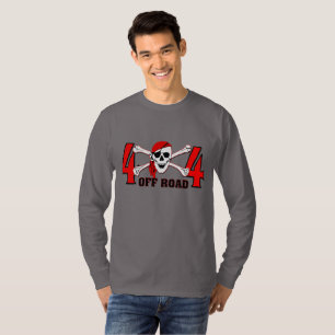 Truck 4x4 Off Road Skull and Bones Mud Boggin T-Shirt