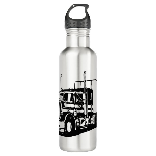 Truck and Dry-van 710 Ml Water Bottle (Front)