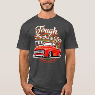 Truck bus vehicles driver Tough trucks amp zero fk T-Shirt