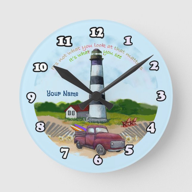 Truck Choice  Lighthouse clock (Front)