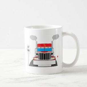 truck coffee mug
