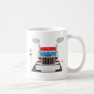 truck coffee mug