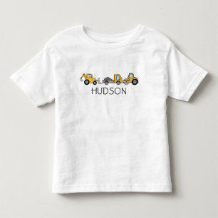 Truck Construction   Personalized Construction Toddler T-shirt