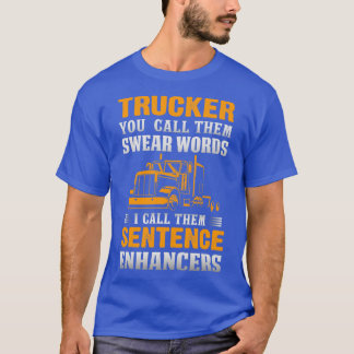 Truck Driver 2022 retro Vintage Colours 15 T-Shirt