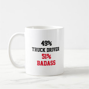 Truck driver Badass Coffee Mug