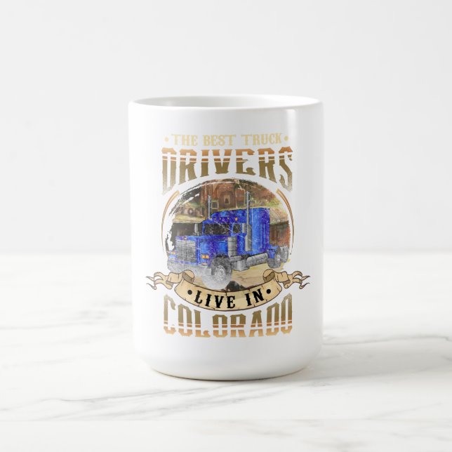 Truck driver  coffee mug (Center)