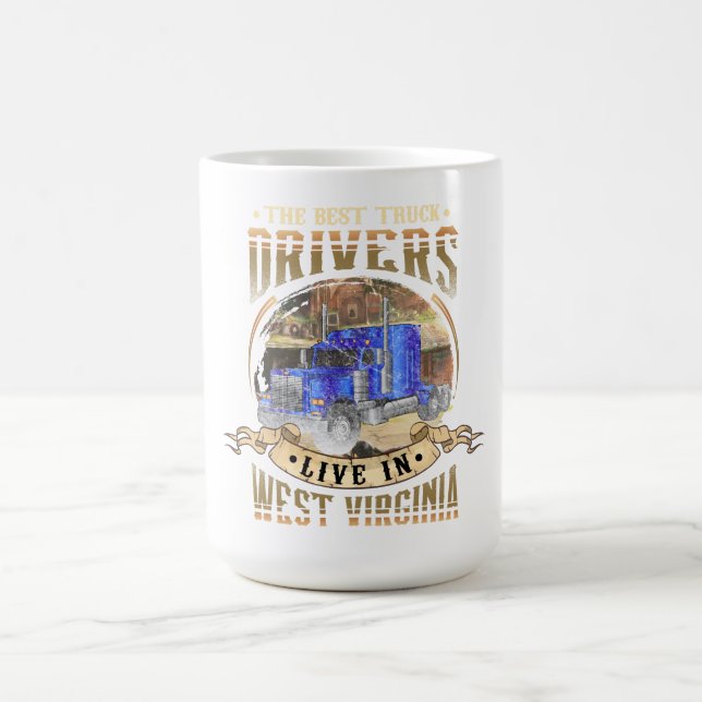 Truck Driver Coffee Mug (Center)