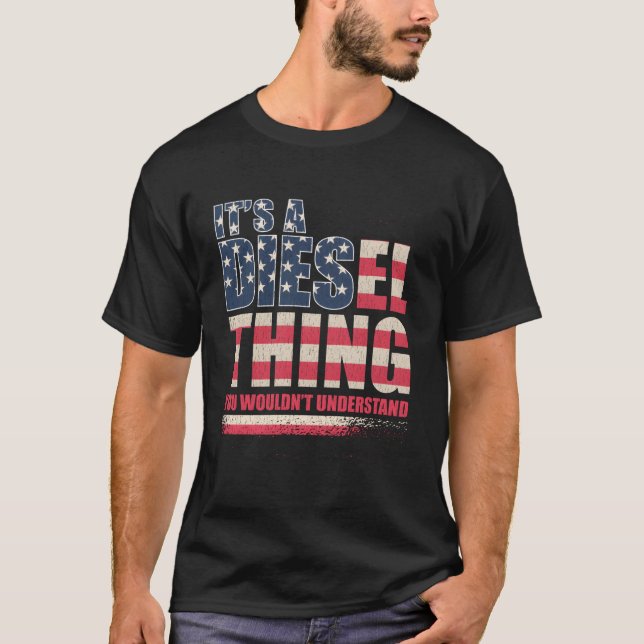Truck Driver Gifts For Men Husband Diesel Truck Me T-Shirt (Front)