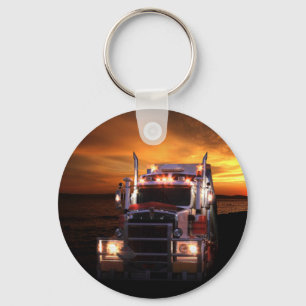 Truck driver keychain