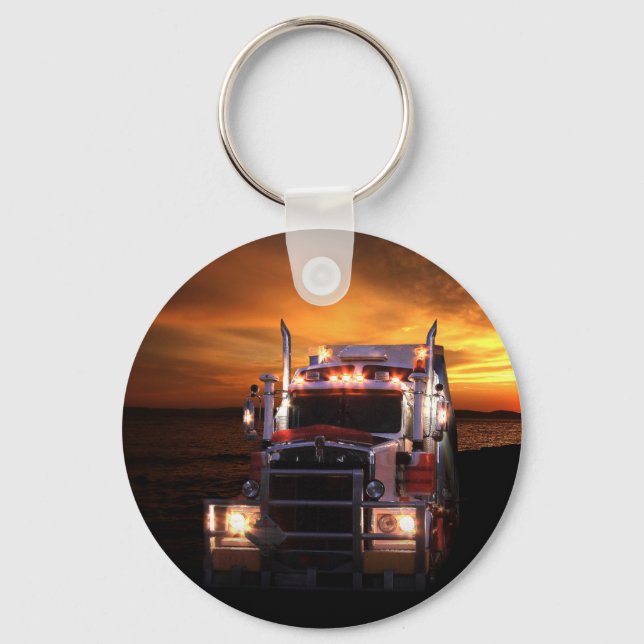 Truck driver keychain (Front)