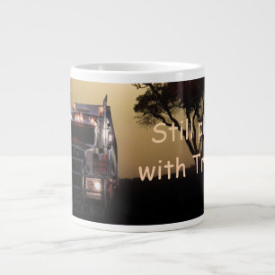 Truck driver large coffee mug