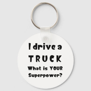 Truck driver Magnet Keychain