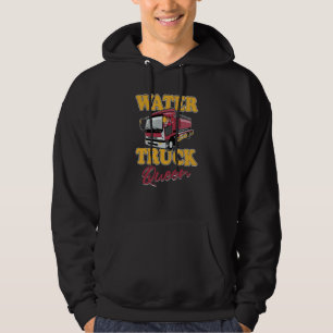 Truck Driver Queen Trucker Trucking  Rig Water Tru Hoodie