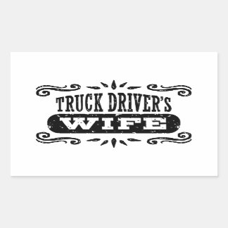 Truck Driver’s Wife Sticker