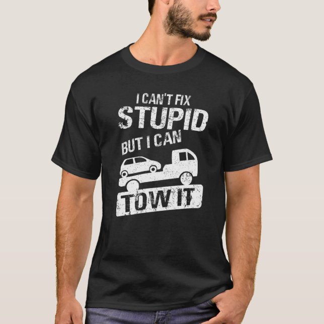 Truck Driver Towing Truck  Towing Service T-Shirt (Front)
