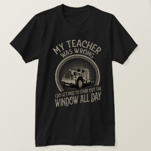 Truck Driver Vintage T-Shirt, Trucker Shirts
