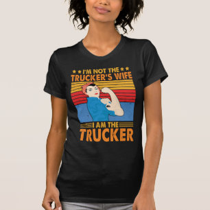 Truck Driver Woman Funny Trucker's Wife T-Shirt