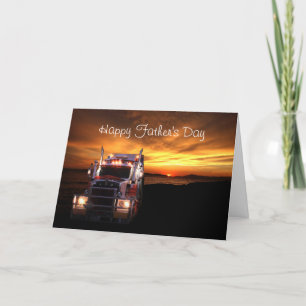 Truck Drivers Father's Day Card