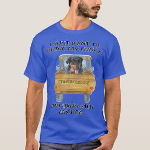 Truck Driving Dog Beauceron T-Shirt