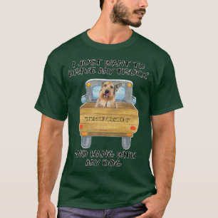Truck Driving Dog Berger Picard  T-Shirt