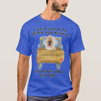 Truck Driving Dog Lakeland Terrier  T-Shirt
