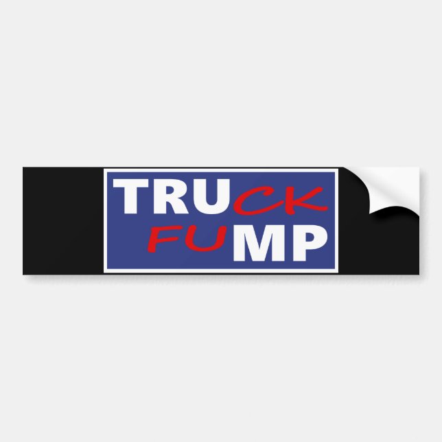 Truck Fump Bumper Sticker (Front)