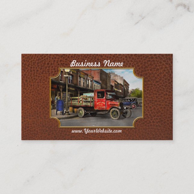 Truck - Home dressed poultry 1926 Business Card (Front)