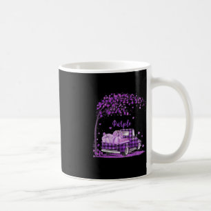 Truck in november we wear purple pancreatic cancer coffee mug