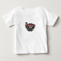 Truck Life Grunge Distressed Chrome Red Trucker Li