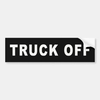 Truck Off Bumper Sticker