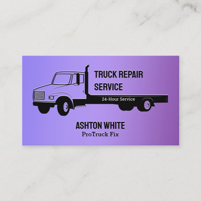 Truck Repair Business Card (Front)