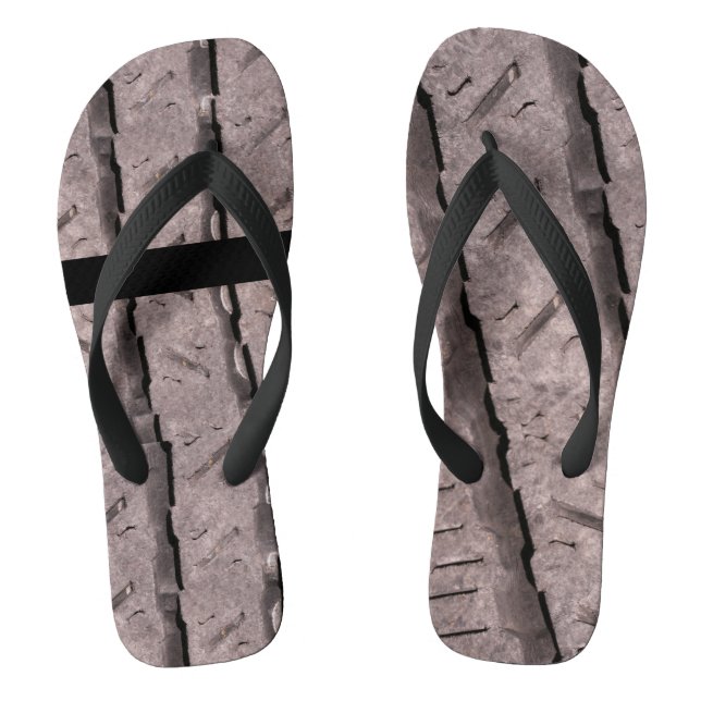 Truck Tire Flip Flops (Footbed)