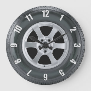 Truck Tire Truck Tire Trucs Horloge murale