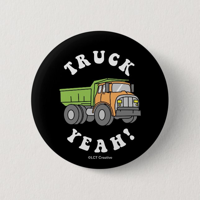 Truck Yeah 2 Inch Round Button (Front)