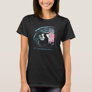 trucker American Big Rigs Diesel Truck Driver 76 T-Shirt