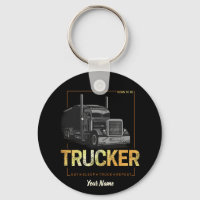 Trucker Born To Be Truck Driver semi-trailer Dad