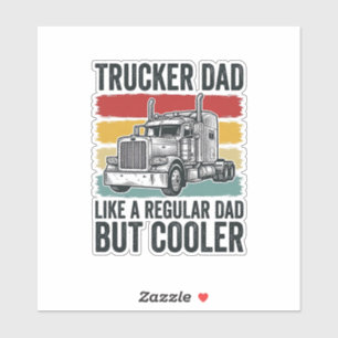 Trucker Dad Like a Regular Dad But Cooler Shirt_1