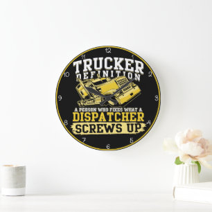 Trucker Definition: Fixes Dispatcher's Errors Large Clock