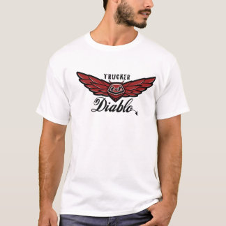 TRUCKER Diablo - T SHIRT - Customized with Back Pr