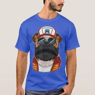 Trucker Dog I Truck Driver English Bulldog T-Shirt