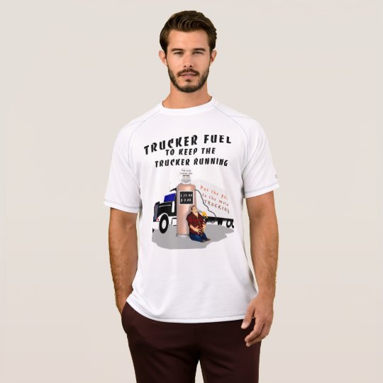 Trucker fuel station TShirt Zazzle.ca