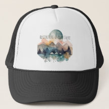 Trucker hat Adventure is out there