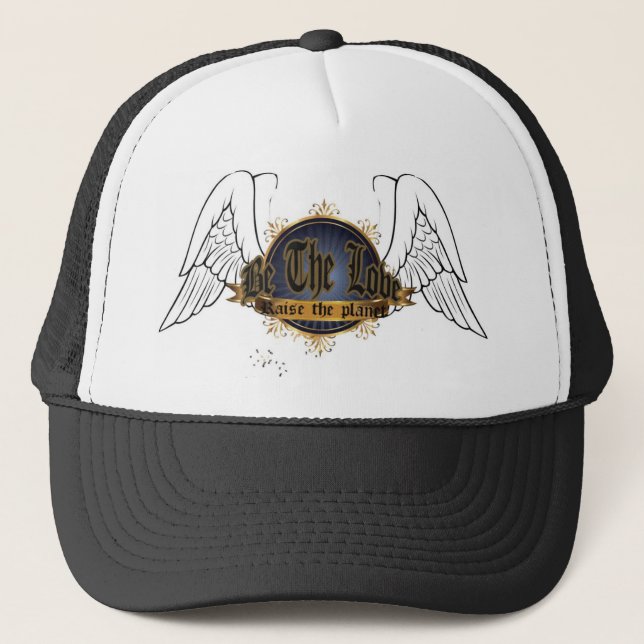 TRUCKER-HAT BE THE COILS BLK TRUCKER HAT (Front)