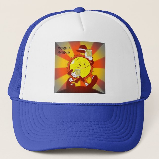 Trucker hat featuring Sunny (Front)