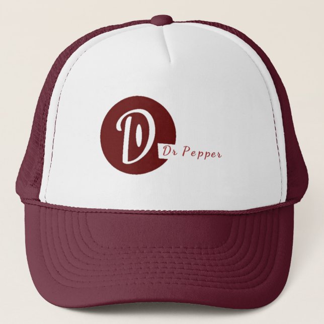 Trucker Hat For anyone who loves Dr Pepper (Front)