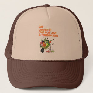 Trucker hat for Dad gardener 