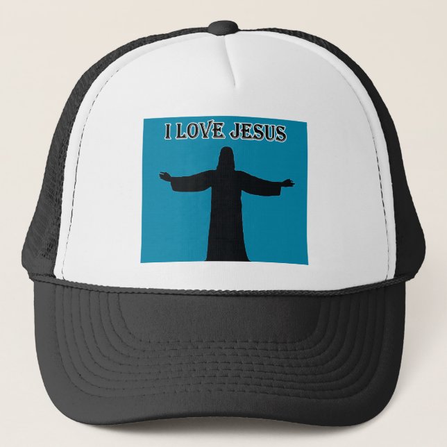 Trucker Hat  i love jesus (Front)
